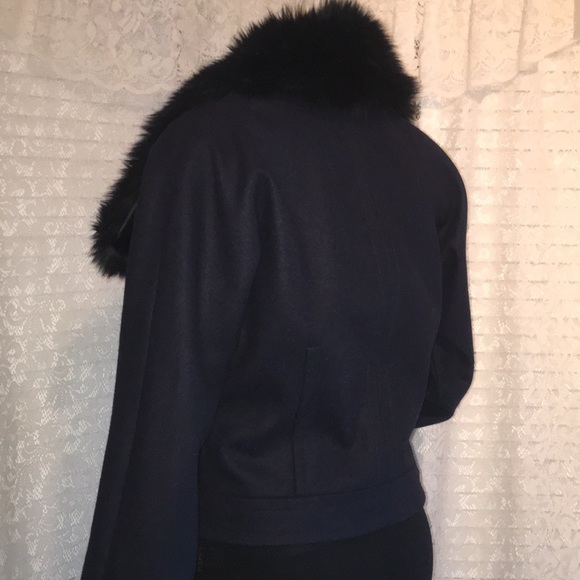 Beautiful and New Juicy Couture pea coat with removable fur collar.Medium - Picture 6 of 14